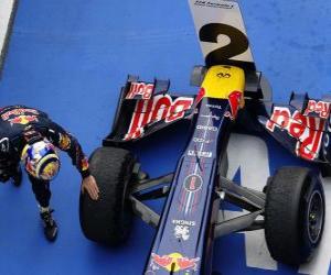 Puzzle Sebastian Vettel - Red Bull - Σαγκάη της Κίνας Grand Prix (2011) (2η θέση)